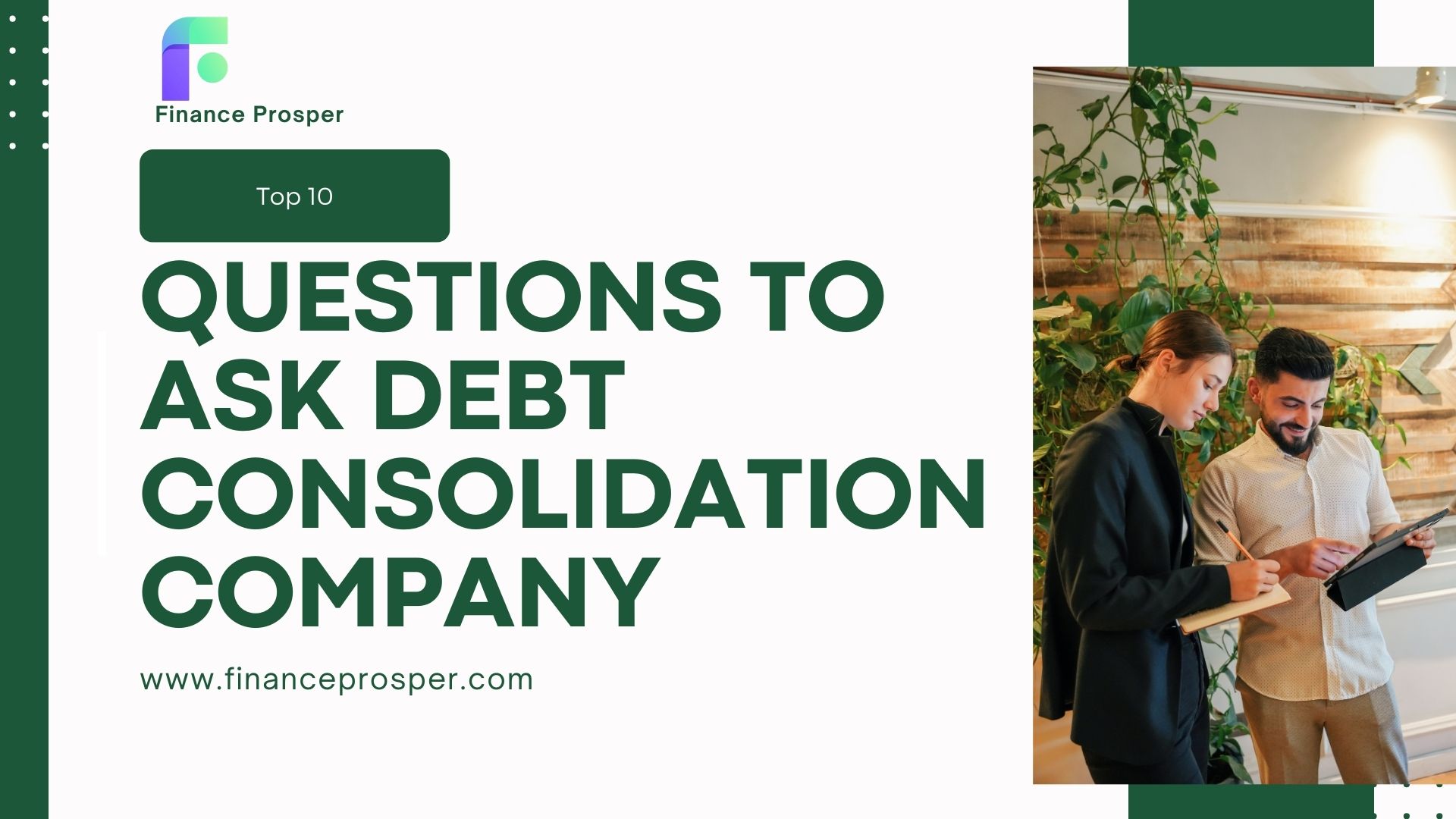 Questions to Ask Debt Consolidation Company